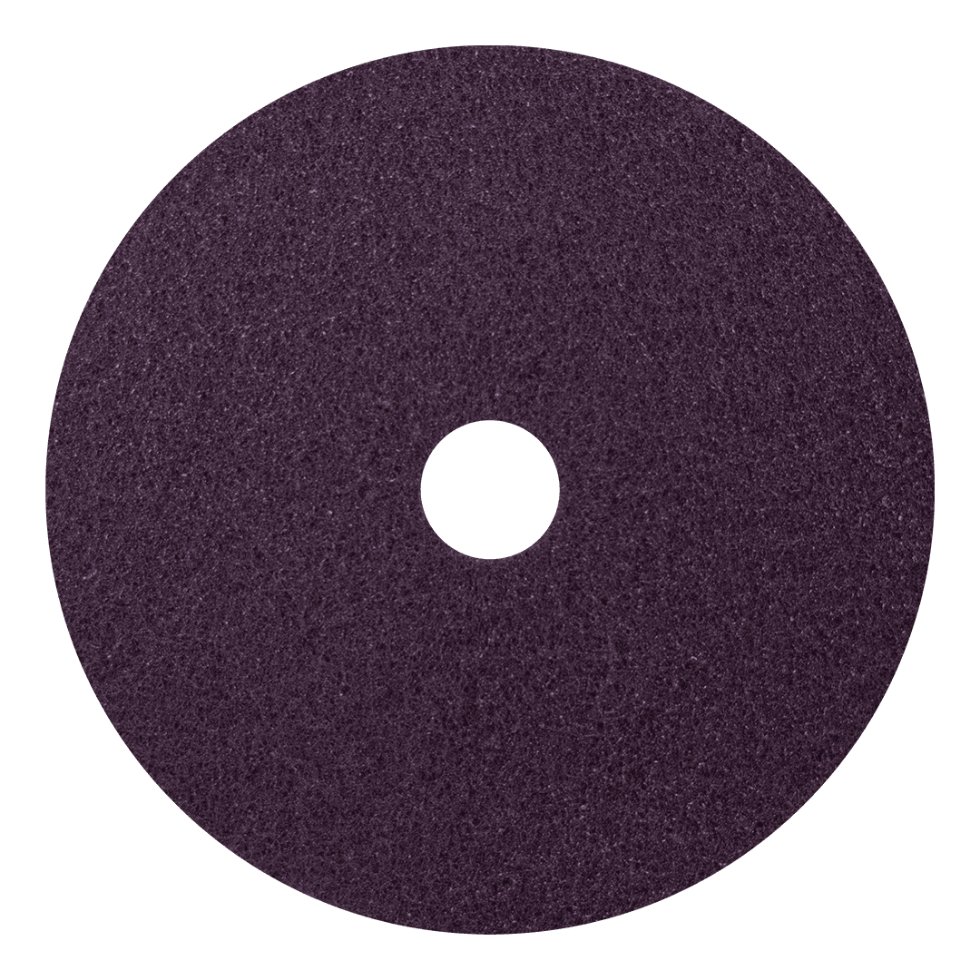 Black Diamond Polishing Pad 27 IN Purple Polyester Fiber 8000 Grit 2/Case