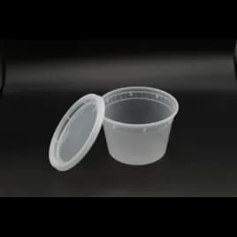 Soup Food Container Base & Lid Combo 16 OZ PP PE 240/Case