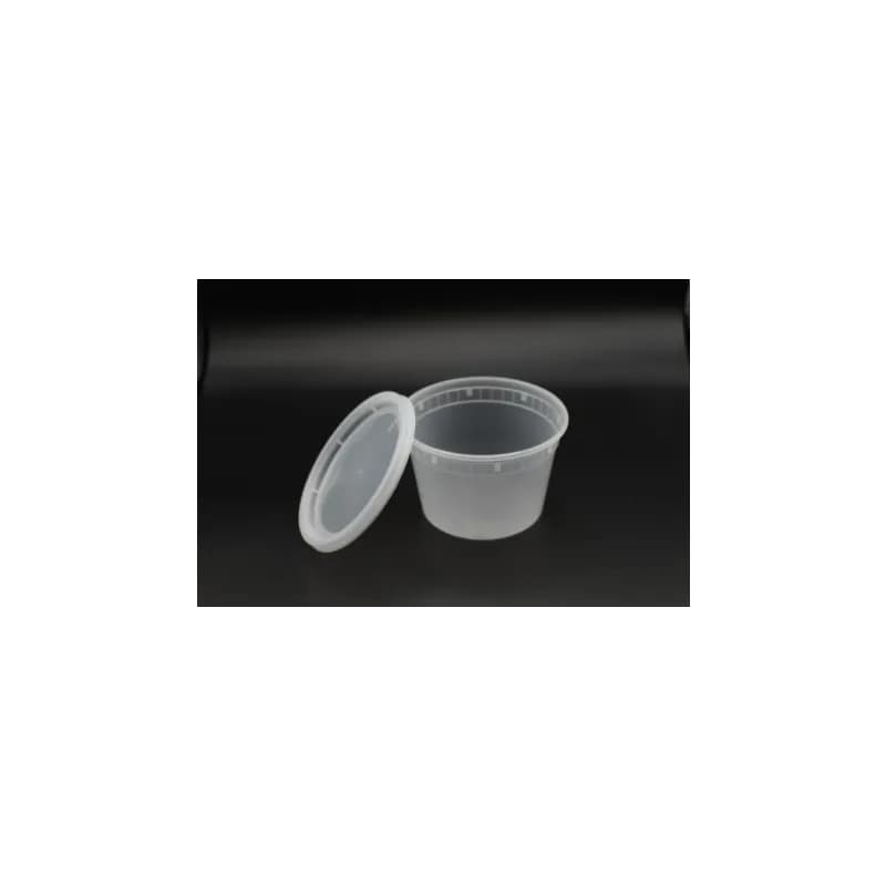 Soup Food Container Base & Lid Combo 16 OZ PP PE 240/Case
