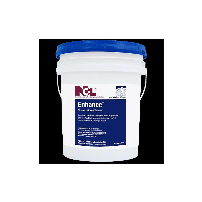 ENHANCE Lemon Floor Cleaner 6X6X12 IN 1 GAL Neutral Concentrate 4/Case