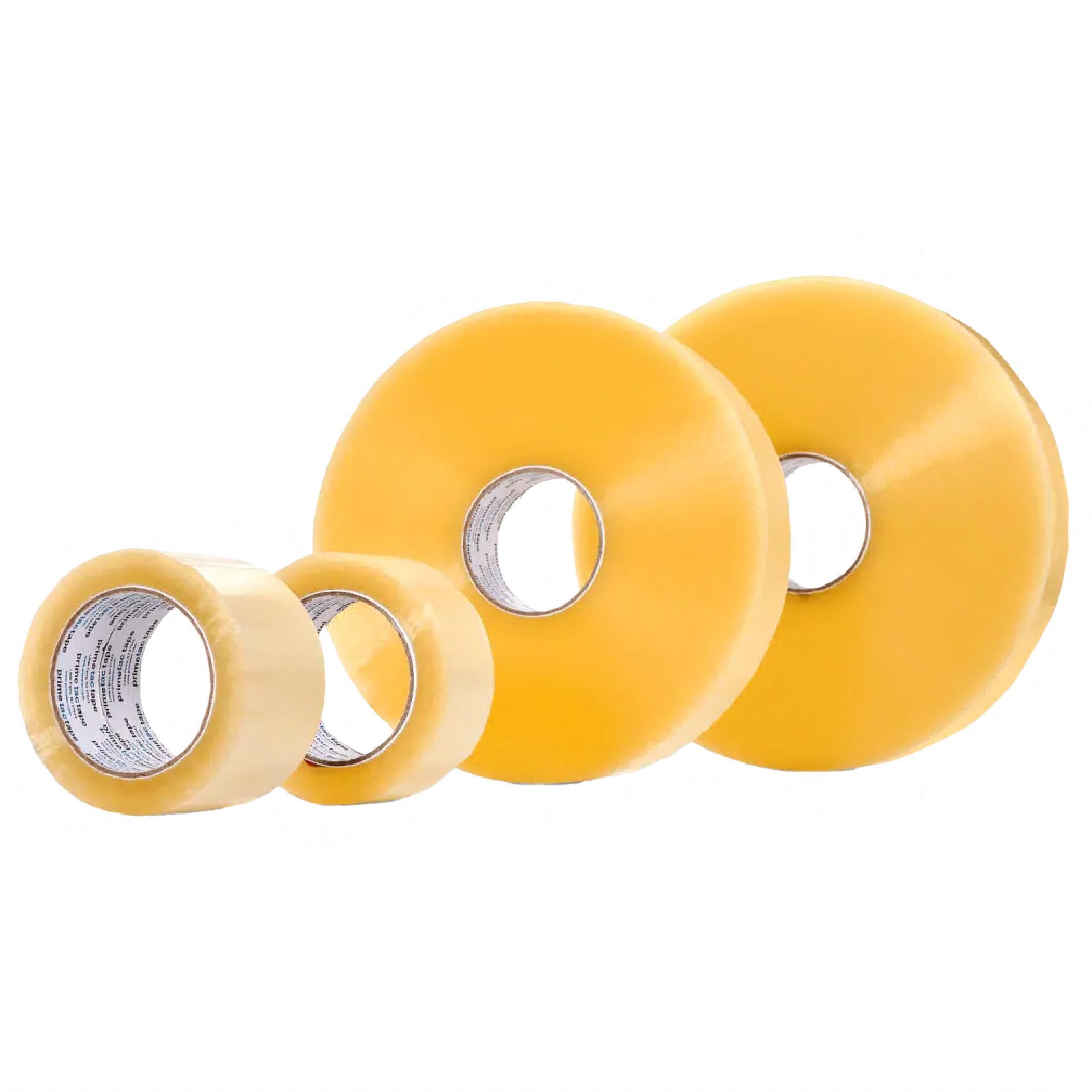 Primetac™ 640 Hot Melt Tape 3IN X110YD Clear BOPP 2.4MIL 24/Case