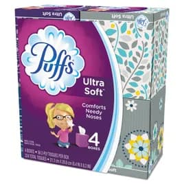 Puffs® Ultra Soft Facial Tissue 2PLY 56 Count/Box 24 Box/Case