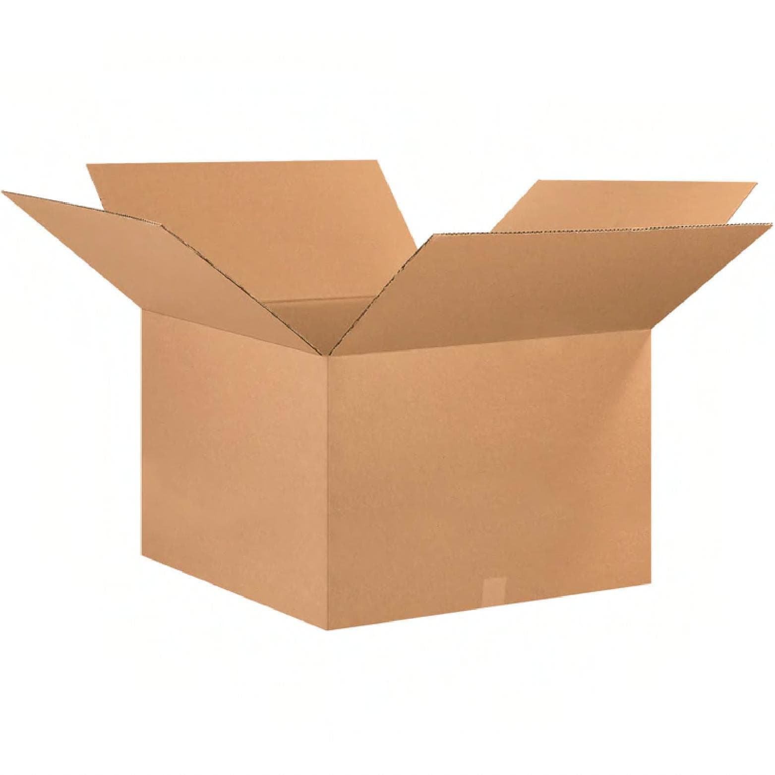 Carton 26X26X16.5 IN Corrugated Cardboard B/C-Flute 48ECT 200# Double Wall 1/Each