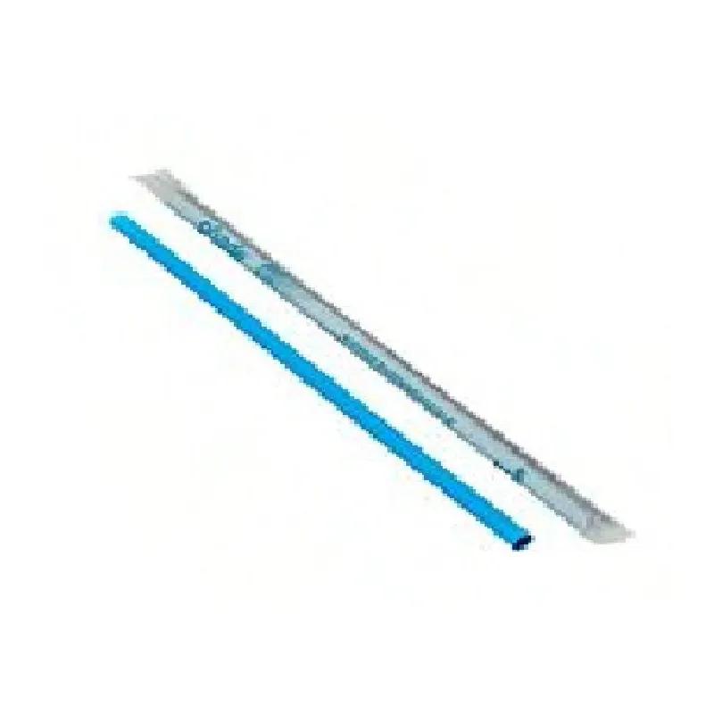 Boba Straw 9 IN Teal Wrapped 500 Count/Case 80 Count/Pallet