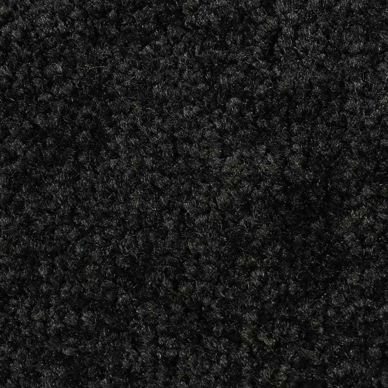 ColorStar® Entrance Mat 36X48 IN Solid Black PET With Smooth SBR (Styrene-Butadiene Rubber) Backing 1/Each