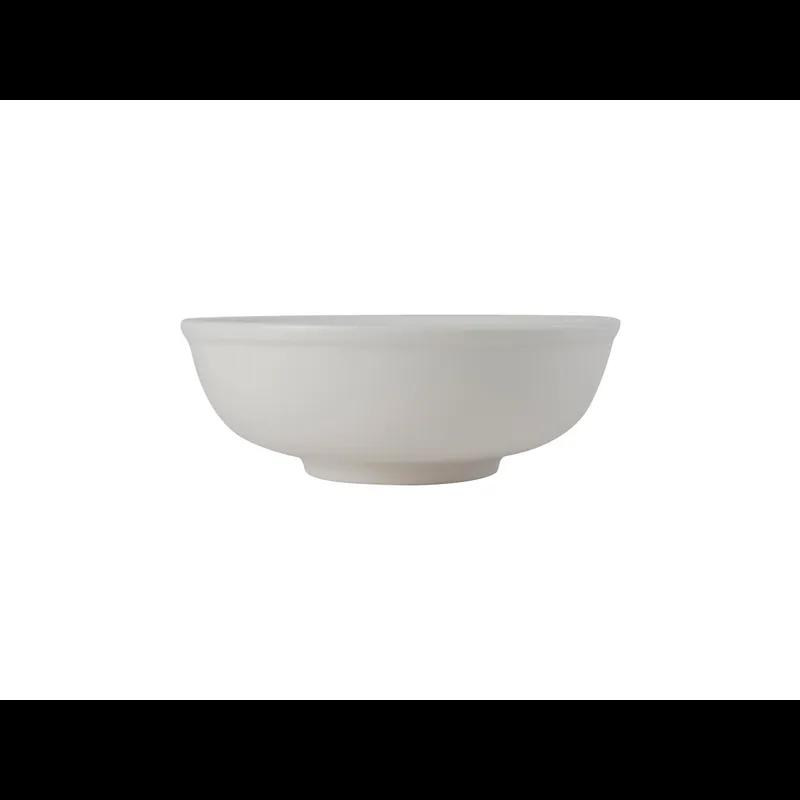 TuxTrendz Zion Menudo & Salad Bowl 35 OZ China Matte White Round Fully Vitrified 12/Case
