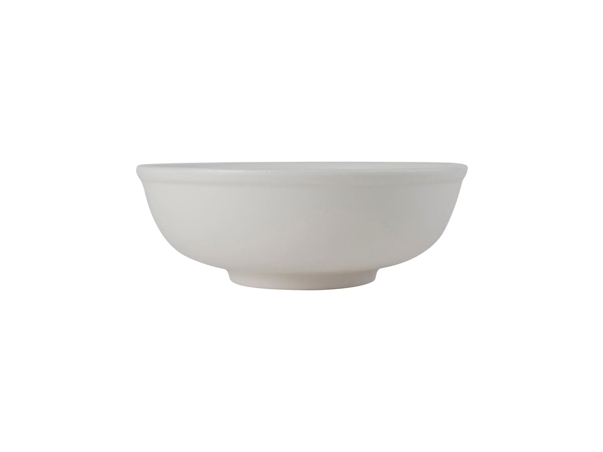 TuxTrendz Zion Menudo & Salad Bowl 35 OZ China Matte White Round Fully Vitrified 12/Case