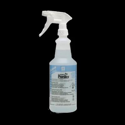 Clean on the Go Clean by Peroxy 15 Spray Bottle & Trigger Sprayer 32 FLOZ Plastic 12/Case