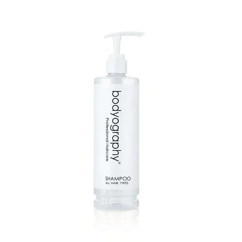 Bodyography®blanc Shampoo 13.5 FLOZ Vanilla Sea Salt Bourbon White Tea Ginger Pump Bottle Refillable 20/Case