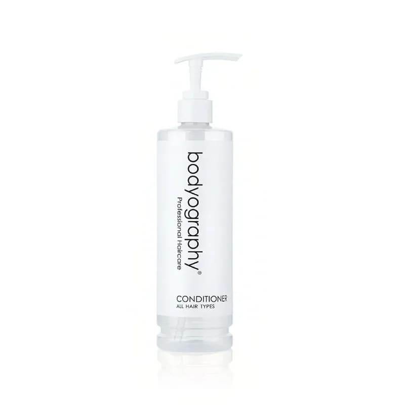 Bodyography®blanc Hair Conditioner 13.5 FLOZ Vanilla Sea Salt Vanilla Bourbon White Tea Ginger Pump Refillable 20/Case