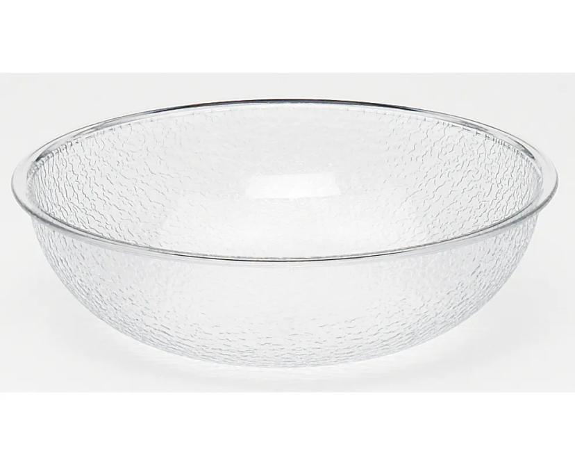 Camwear® Bowl 10 IN 3.2 QT Round Shatter Resistant Pebbled 12 Count/Case