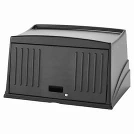 Executive Series™ Hood for Housekeeping Cart 31.63X20.38X17.50 IN Black Plastic 1/Each