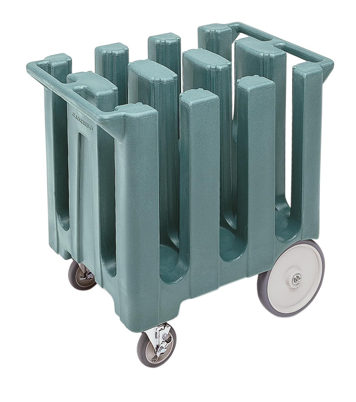 Bussing Cart Dishes Up To 7 IN DIA. 23.5X32.63X31.75 IN Slate Blue PE 1/Each