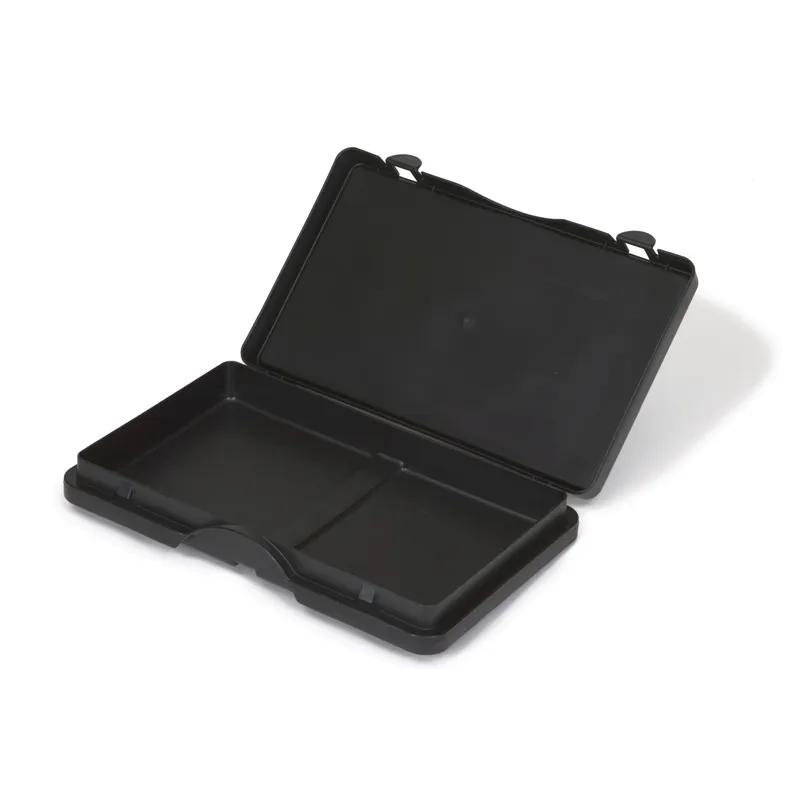 Executive Series™ Lid 17.63X12.50X2.38 IN Black Plastic With Storage High Capacity 1/Each