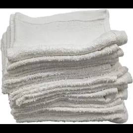 Wash Cloth 12X12 IN White Cotton Classic 60/Case