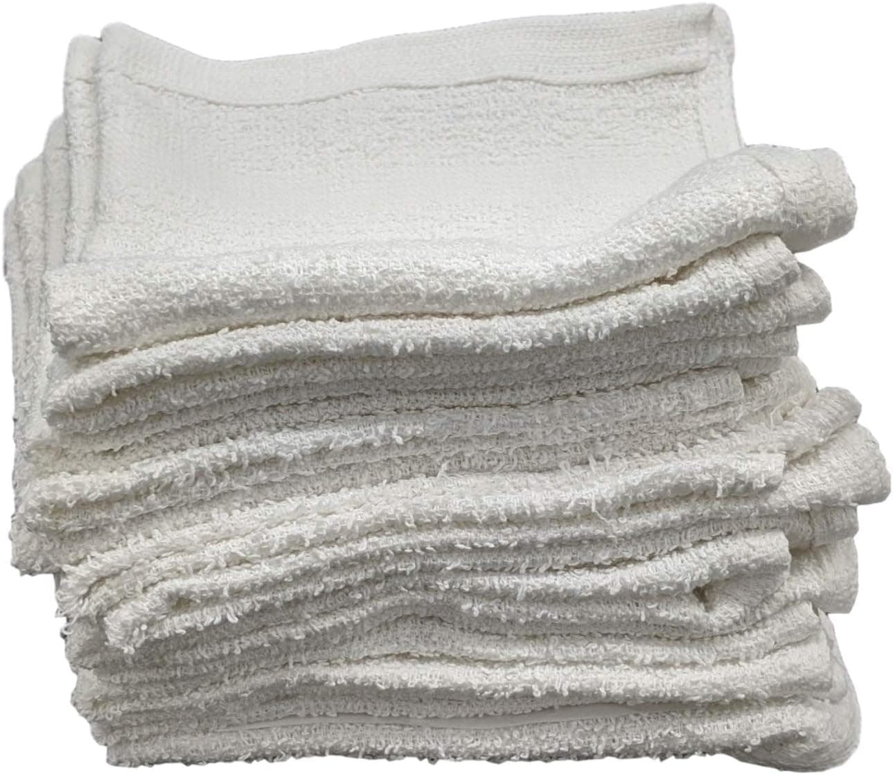 Wash Cloth 12X12 IN White Cotton Classic 60/Case
