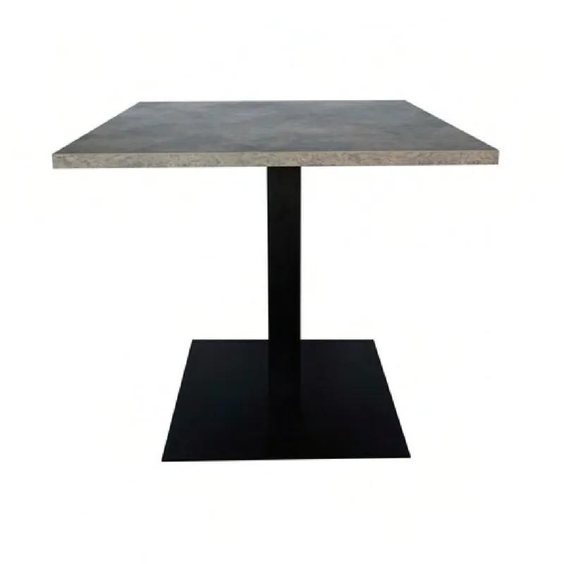 Vanguard Tabletop 36X36X1.2 IN Geometric Concrete High Pressure Laminate (HPL) Coating Outdoor 1/Each