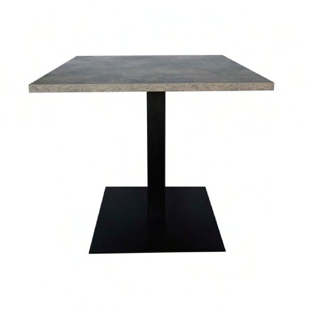 Vanguard Tabletop 36X36X1.2 IN Geometric Concrete High Pressure Laminate (HPL) Coating Outdoor 1/Each