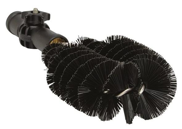 Vikan® Drain Brush 10.8X3.8X2.4 IN PP Polyester Stainless Steel Black Stiff Bristles 1/Each