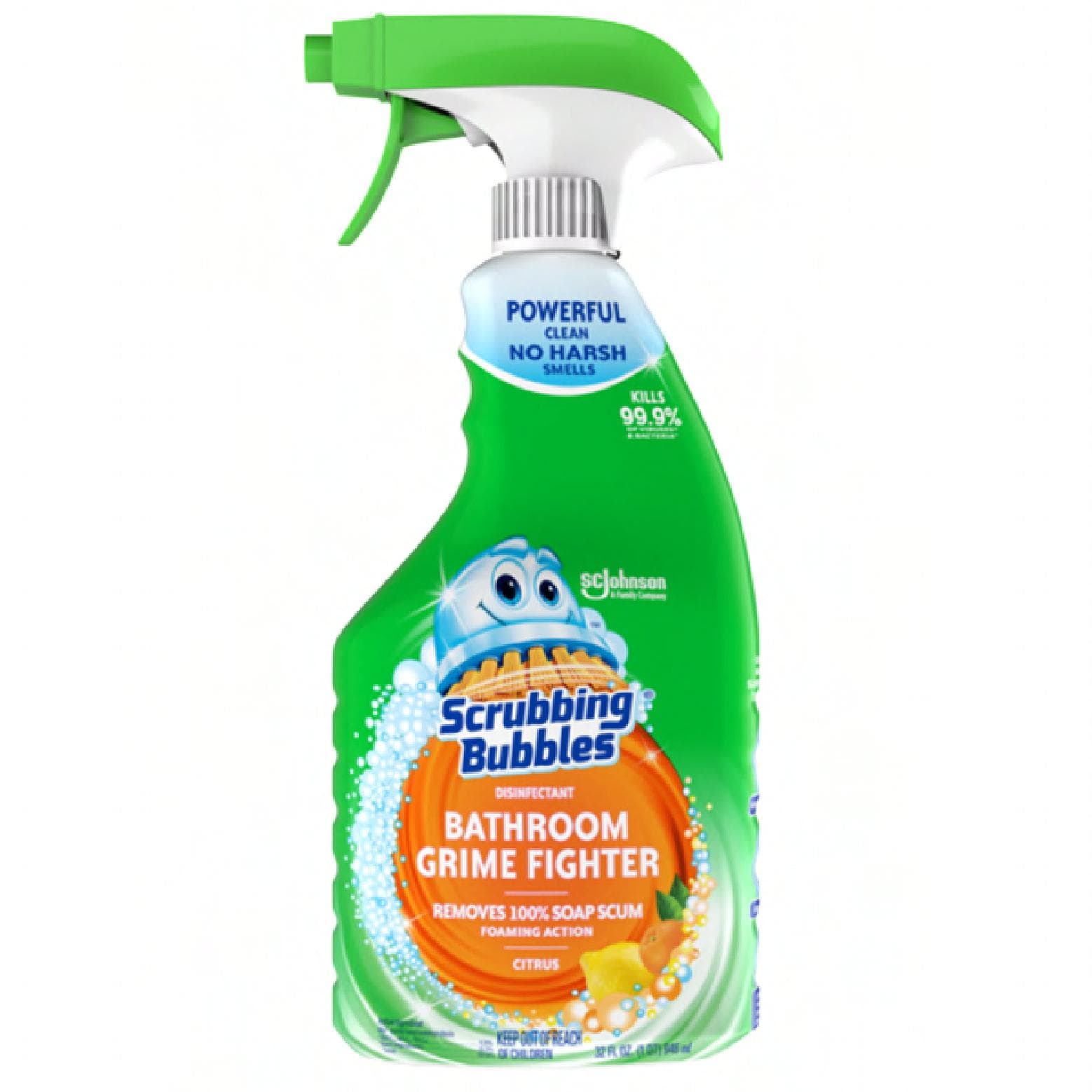 Scrubbing Bubbles® Disinfectant Restroom Cleaner 32 OZ Spray With Bottle & Trigger 8/Case