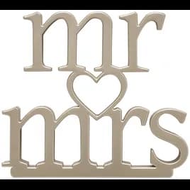 Wedding Cake Cake Topper 3.7X0.75X4 IN Light Golden 1/Each