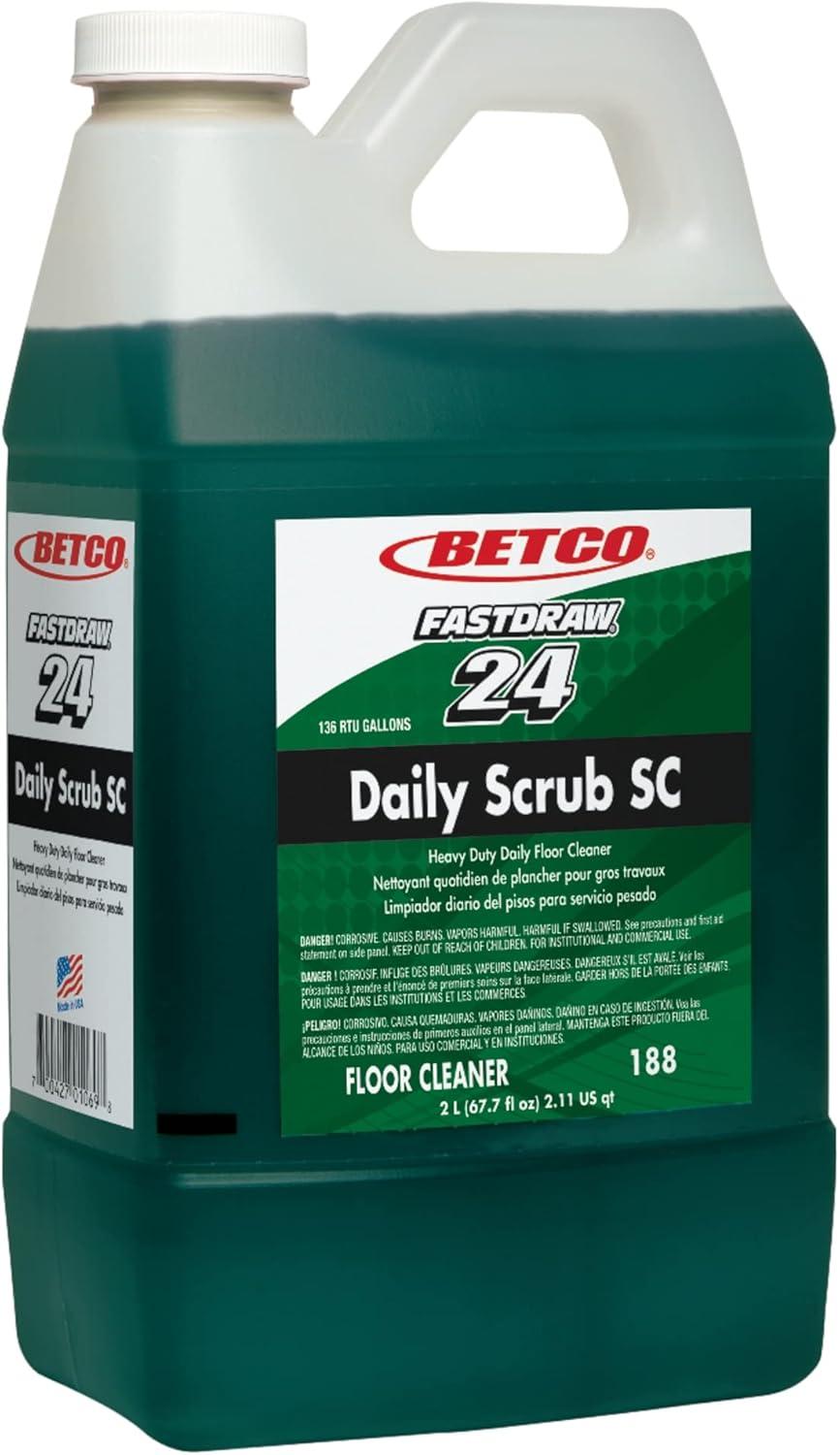 FastDraw® Daily Scrub SC Floor Cleaner RTU Liquid Heavy Duty 4/Case