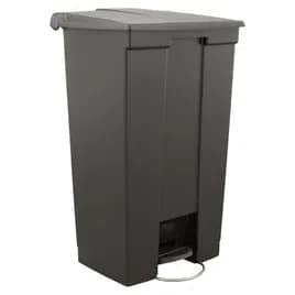Legacy Trash Can 16.10X29.80X33.19 IN 23 GAL Black Plastic Step-On 1/Each