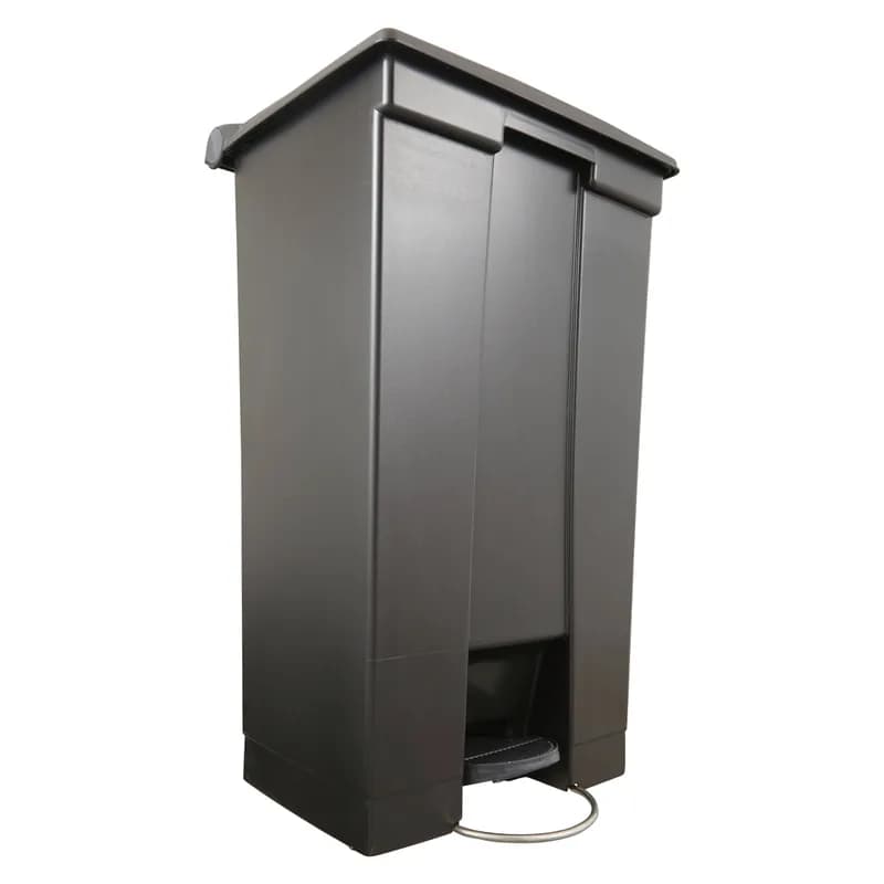 Legacy Trash Can 16.10X29.80X33.19 IN 23 GAL Black Plastic Step-On 1/Each