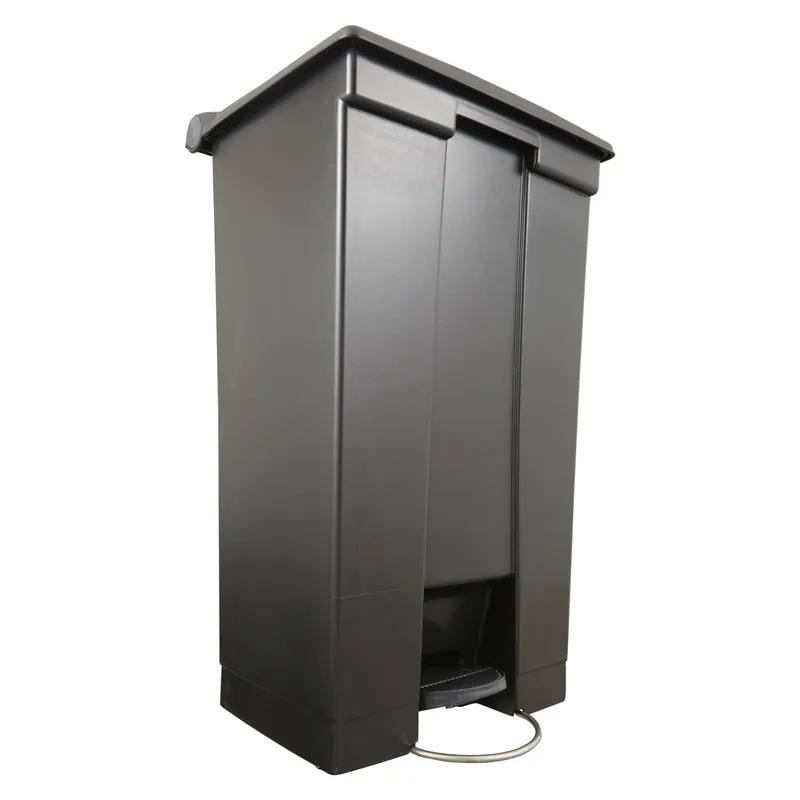 Legacy Trash Can 16.10X29.80X33.19 IN 23 GAL Black Plastic Step-On 1/Each