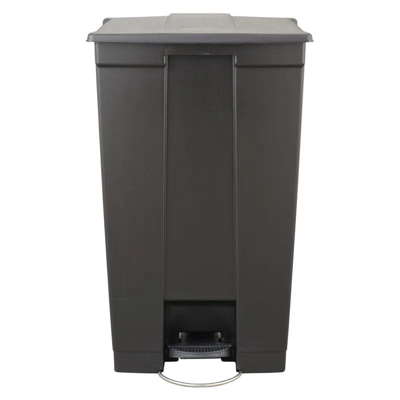 Legacy Trash Can 16.10X29.80X33.19 IN 23 GAL Black Plastic Step-On 1/Each