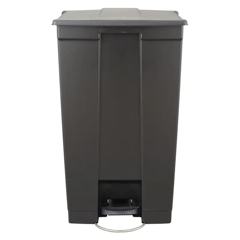 Legacy Trash Can 16.10X29.80X33.19 IN 23 GAL Black Plastic Step-On 1/Each
