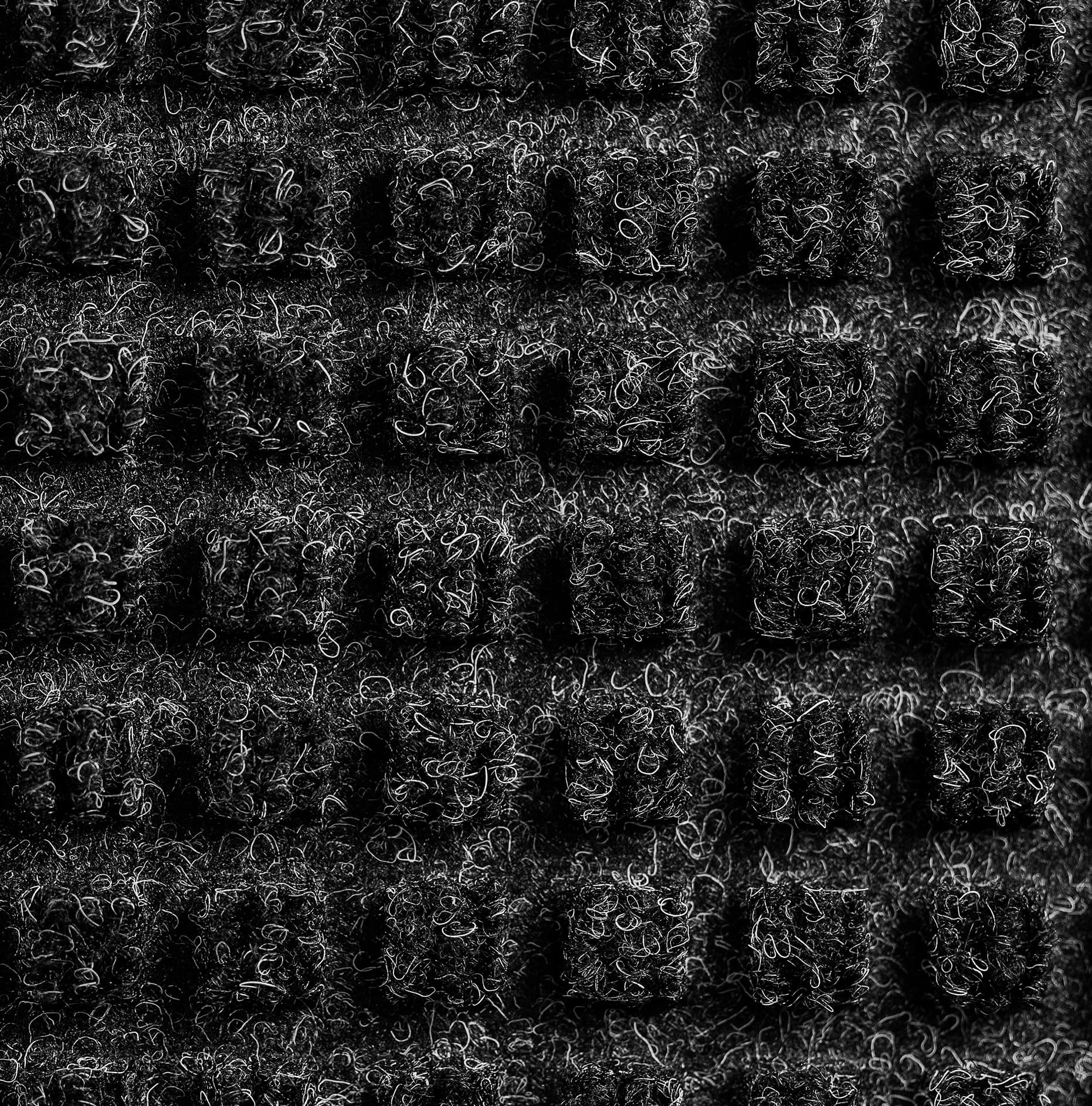 WaterHog® Waterproof Floor Mat 72X180 IN Charcoal With Cleated Backing 1/Each