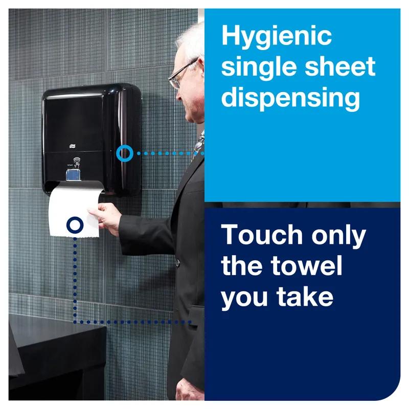 Tork Matic® H1 Paper Towel Dispenser Plastic Wall Mount Black Hard Roll Electronic Touchless Intuition Sensor 1/Each