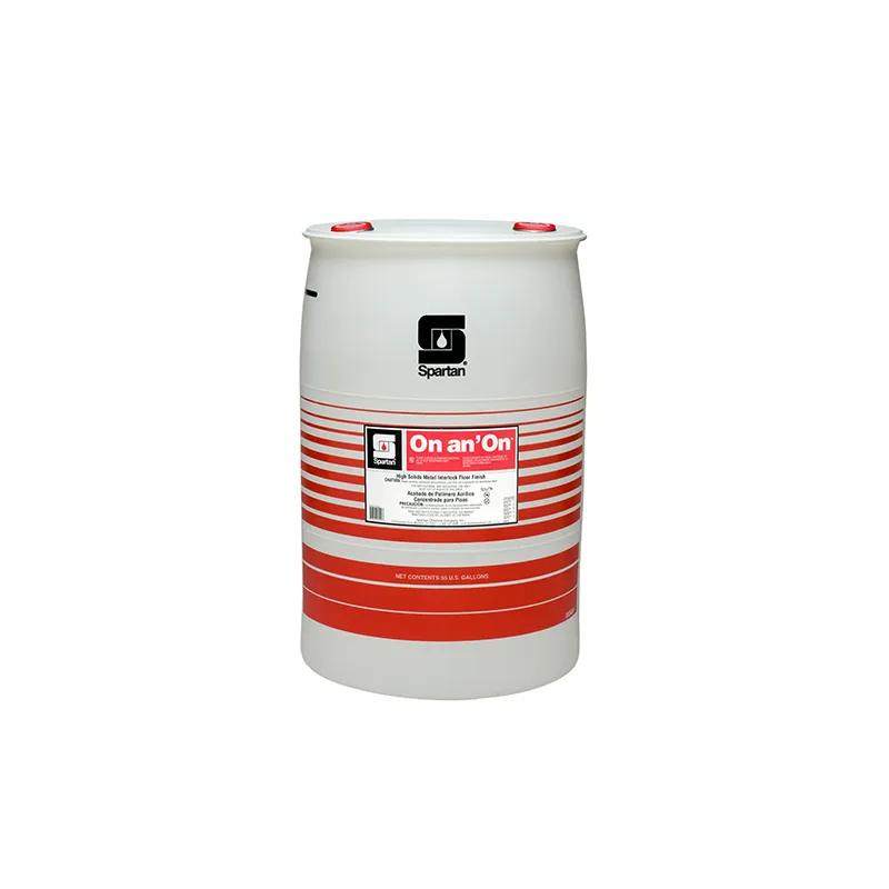 On an' On® Floor Finish 55 GAL Alkaline RTU 25% Solids Metal Interlock 1/Drum