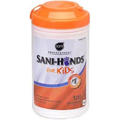 Sani Professional® Hands Hand Sanitizer Wipe Antibacterial 300 Sheets/Pack 6 Packs/Case 1800 Sheets/Case