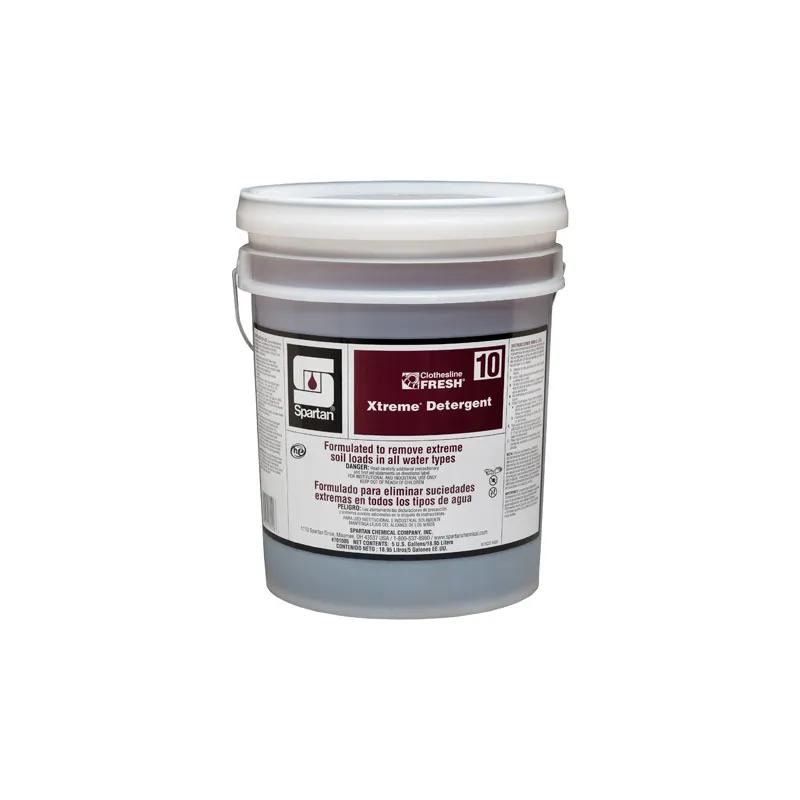 Clothesline Fresh® Xtreme® 10 Pleasant Scent Laundry Detergent 5 GAL Alkaline 1/Pail