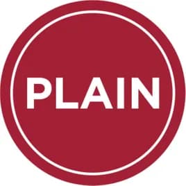 Plain Deli Label 1 IN Red Circle UV 1000 Count/Roll 50 Rolls/Case 50000 Count/Case