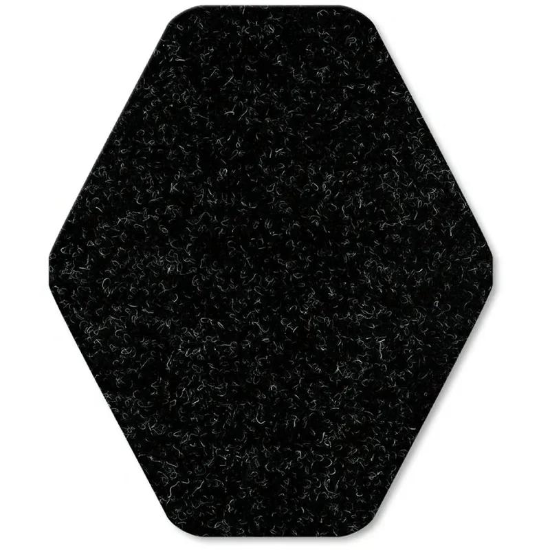 Urinal Mat Black 21X17.5X2 IN Antimicrobial Diamond Cut 72 Count/Case