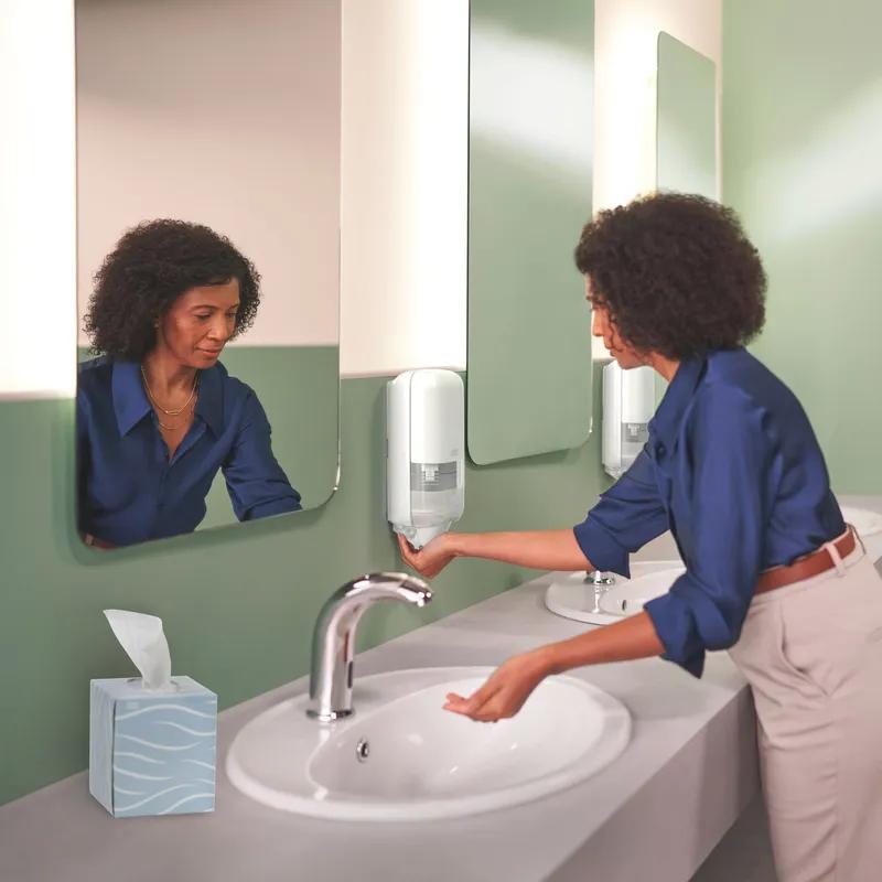 Tork F1 Facial Tissue F1 8.2X7.9 IN 4.1X7.9 IN White Single Fold Cube Box One-At-A-Time Dispensing Refill 86 Count/Box