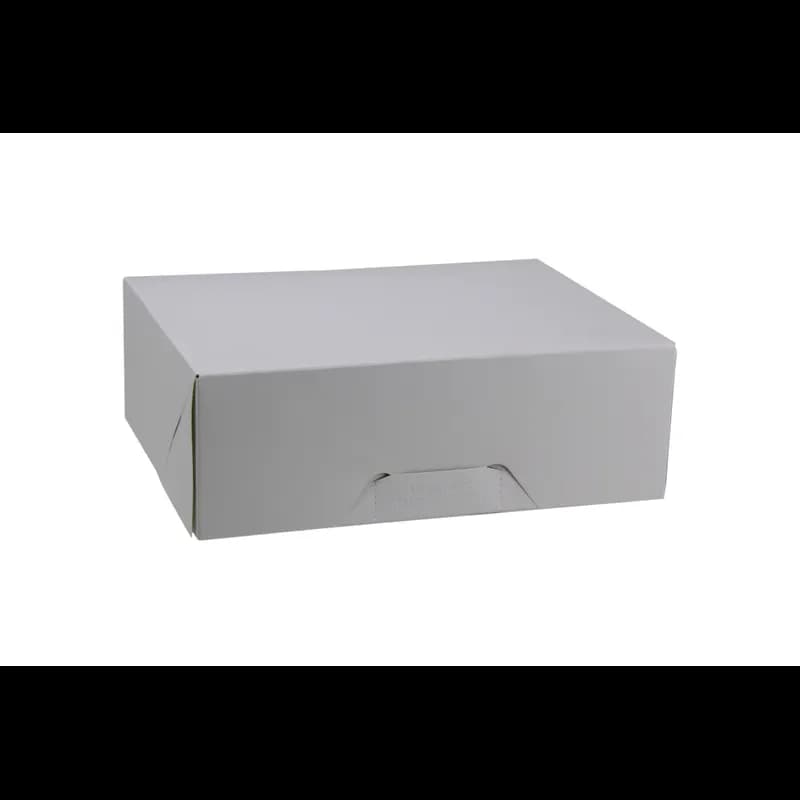 Snack Pak Take-Out Box 9.25X7.375X3.125 IN White 6 Corner Tamper-Evident 150/Case