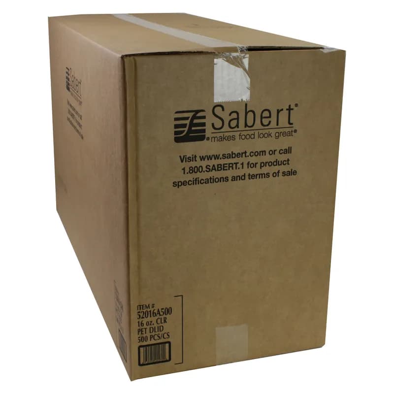 Lid Dome Plastic Clear Round For 8-12-16 OZ Bowl 500/Case