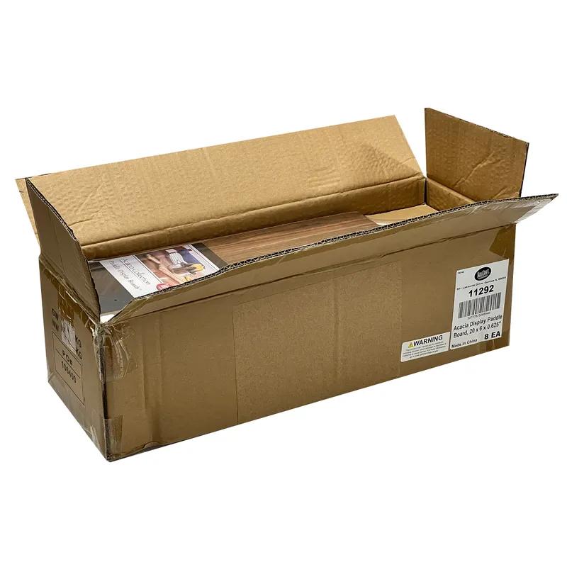 Acacia Collection Serving Paddle Serving Board 20X6X0.625 IN Acacia Wood Rectangle With Hanging Hole Hand Wash 1/Each