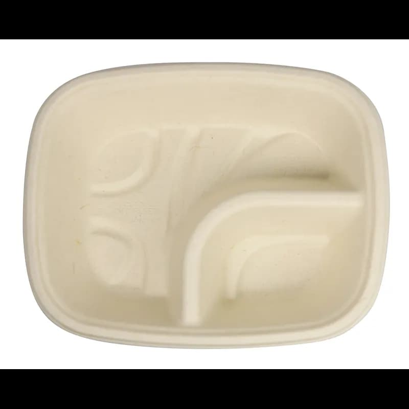 Nacho Take-Out Tray 7X5X1.5 IN 2 Compartment Pulp Fiber 600/Case