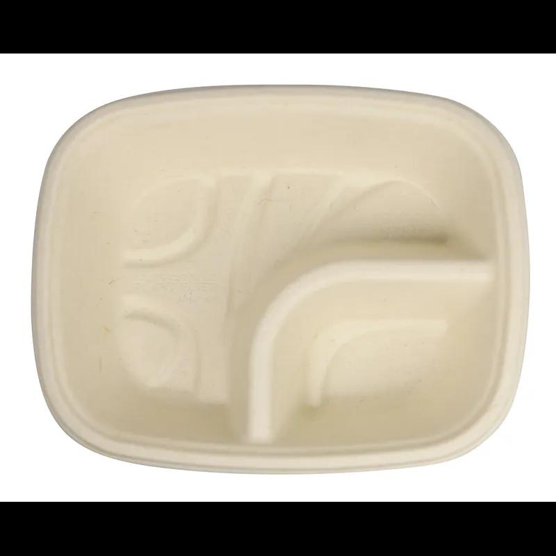 Nacho Take-Out Tray 7X5X1.5 IN 2 Compartment Pulp Fiber 600/Case