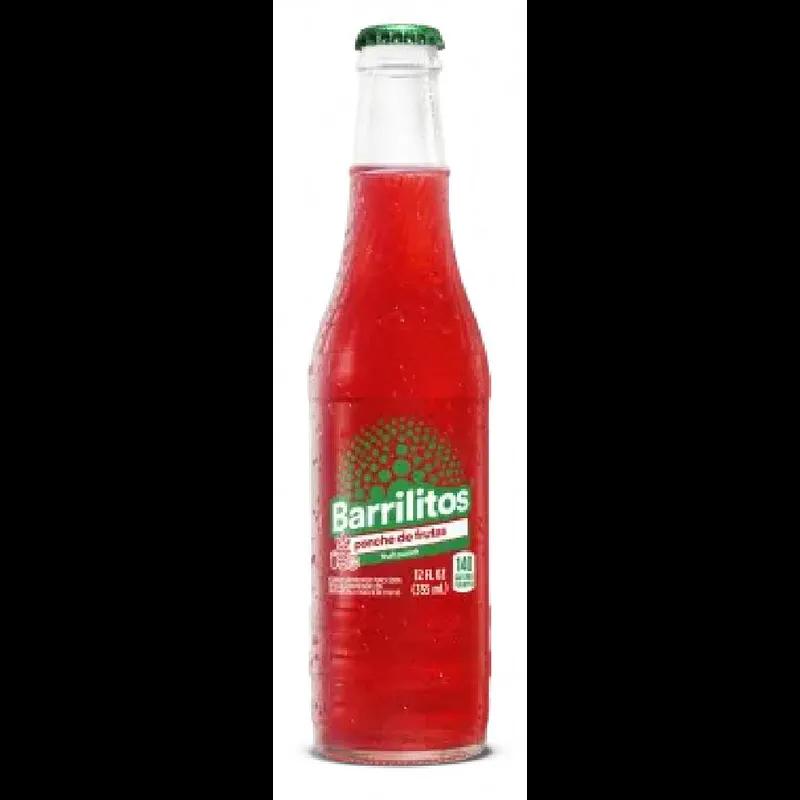 Barrilitos® Fruit Punch Mexican Soda 12 FLOZ 24/Case