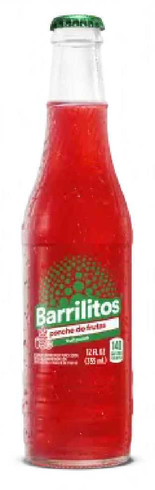 Barrilitos® Fruit Punch Mexican Soda 12 FLOZ 24/Case