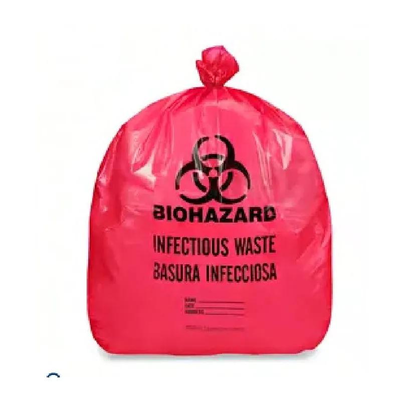 Victoria Bay Can Liner 40X55 IN 55 GAL Red 1.25MIL 15 Count/Roll 10 Rolls/Case