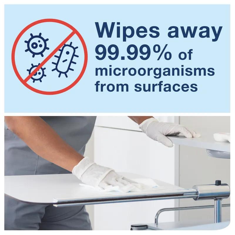 Tork Cleaning Cloth 13.4X11.6 IN 6X7 IN 1 Microfiber White 1/4 Fold Refill 480/Case