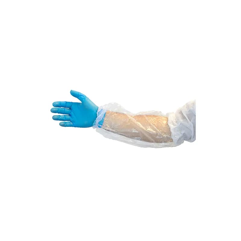 Safety Zone® Sleeve Protector 18 IN Clear PE Elastic at Both Ends 1000/Case