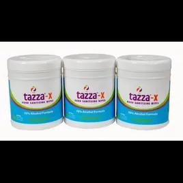 Tazza® Sanitizer 5X7 IN Cart Wipe 1200 Count/Pack 4 Packs/Case